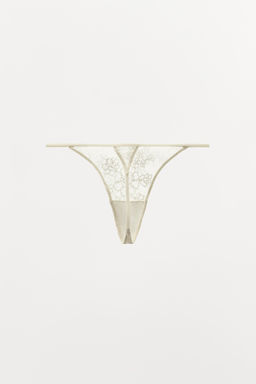 LIMITED EDITION LACE THONG - Zara фото 4