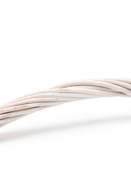 Корзина плетёная для хранения Havu, с ручкой, лоза, белая, набор 2 шт.