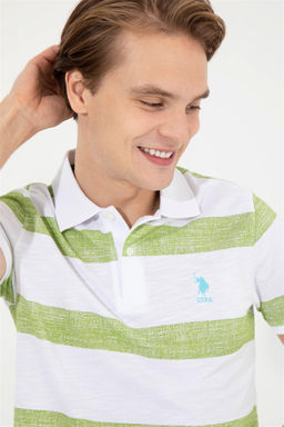 U. S. Polo Assn Мужская футболка Apple Green с воротником-поло - U.s. polo assn фото 8