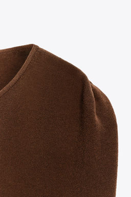 TOP WITH ELASTICATED HEM - Zara фото 7