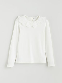 Bebe Yaka Fisto Detayl? K?z ?ocuk Ti??rt