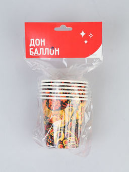 Цена за 2 шт. Стаканы (250 мл) Хохлома, 6 шт.