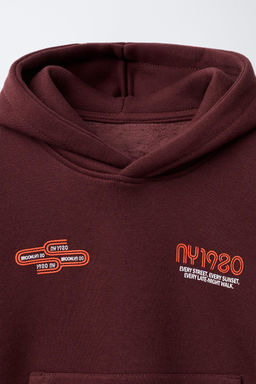 SLOGAN PRINT HOODIE - Zara фото 3