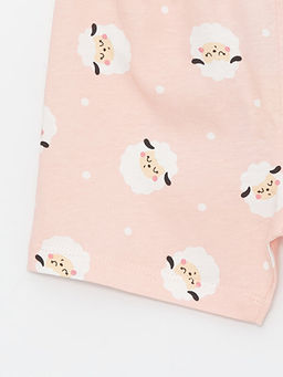 Beli Lastikli Bask?l? K?z Bebek Pijama Alt - Waikiki фото 3