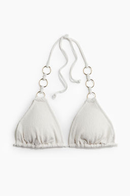 Top de bikini triangular con relleno