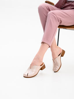 Сабо 3200.25294br.Розовый ибица+коричневый