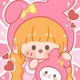 Картина по номерам на подрамнике Draw Me! Red-haired girl, (20*20 см)