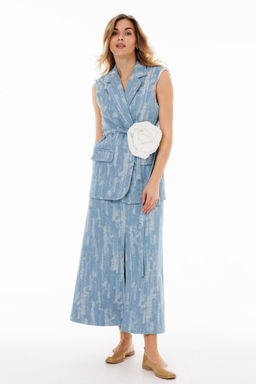 Костюм Lars Style 1043 серо-голубой