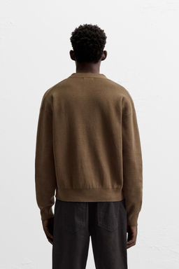 TEXTURED COTTON CARDIGAN - Zara фото 3