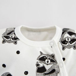 Комбинезон Енот Крошка Я, цвет белый, рост 62-68 см фото 2