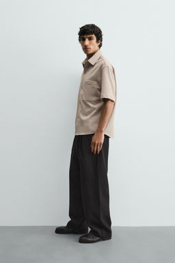 SOBRECAMISA CONFORT NON IRON / Tostado claro - Zara фото 11