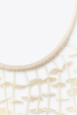 CORD AND SEASHELL NECKLACE - Zara фото 5
