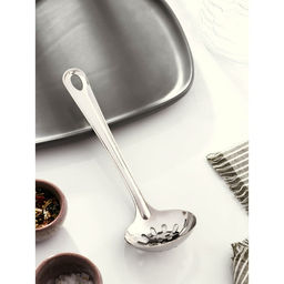 Шумовка из нержавеющей стали Доляна Виктория, 226,5 см, цвет серебряный  фото 2