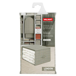 Кофр для хранения, большой, 60*50*35 см, LONDON GREY, шт - Valiant фото 9