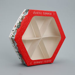 Цена за 5 шт. Коробка складная «С Новым годом!», 20×23×4 см