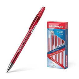 Цена за 2 шт. Ручка гелевая ErichKrause Original Gel Stick R-301 0,5 мм красная, круглый корпус