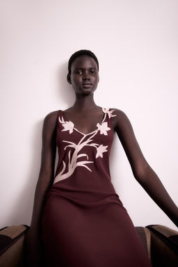 FLORAL EMBROIDERED DRESS - Zara фото 2