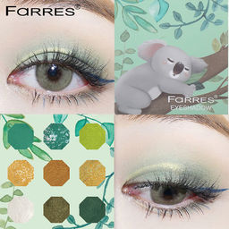 FARRES /HB200-05/ Тени для век 9 цветов Коала. (12) - Farres cosmetics фото 3