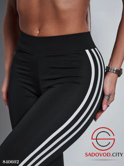 Леггинсы клеш с тремя полосками - Bruno фото 2
