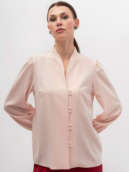 Блузка OD-735-10 бледно-розовый - Tantino фото 4