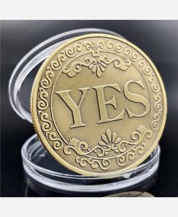Монета сувенирная Yes/No 9046494 - Yiwu youda import & export co фото 6