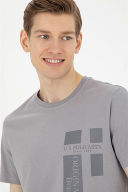 Мужская темно-серая футболка - U.s. polo assn фото 2