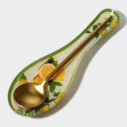 Подставка под ложку Доляна «Дольче», 23.5×8.3 см, стекло