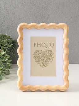 Фоторамка дерево 10х15 см с паспарту "Волна" 23,5х18,2х2 см