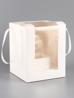 Коробка для цветов, 20?20?25 см, белая - UPAK LAND фото 2