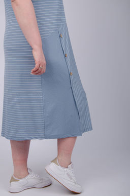 Платье "Волна", туман (М)