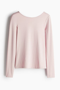 Top de microfibra con escote en U - H&m фото 4