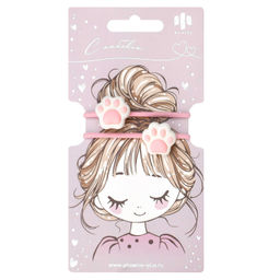 Набор резинок для волос арт. 71846 / 10 ЛАПКИ (в наборе: 2шт., б/р, вулканизированная резина, полиэс