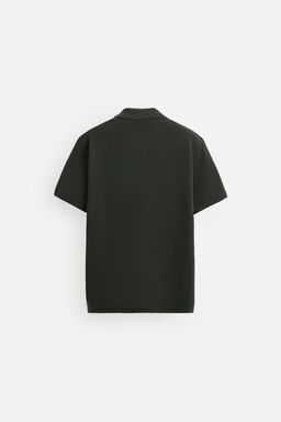TEXTURED KNIT POLO SHIRT - Zara фото 18