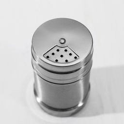 Солонка «Металлик», 280 мл, 6.3×10.5 см, нержавеющая сталь, серебристая