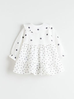 Bebe Yaka F?rf?rl? K?z Bebek Elbise