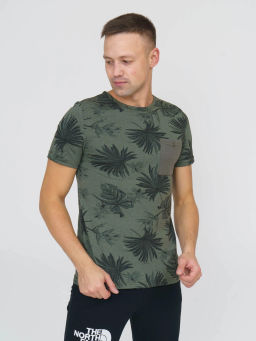 Футболка мужская, цвет хаки