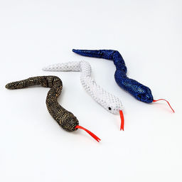 Мягкая игрушка Змея блестящая, 32 см, цвет МИКС - Simaland фото 7