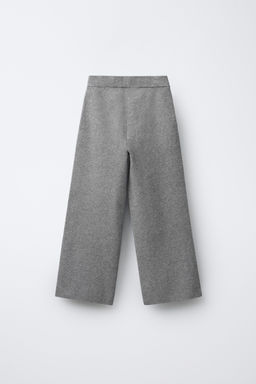 PANTAL?N PUNTO WIDE LEG / Gris medio - Zara фото 2