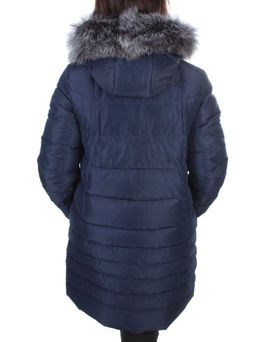 15-298 DK. BLUE Пальто зимнее женское (200 гр. холлофайбера) - Fashion фото 4