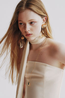 Vestido bandeau con fular - H&m фото 5