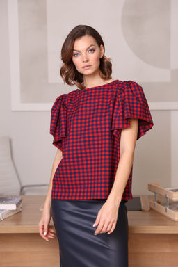 Блузка с рукавом-бабочка - Looklikecat фото 4