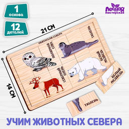Пазл разрезные картинки Обитатели Севера