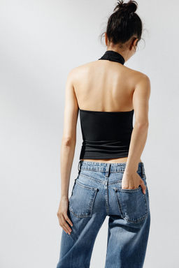 POLYAMIDE HALTER TOP - Zara фото 49