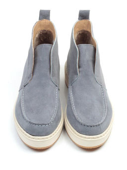 01-5173-6 Ботинки демисезонные (натуральная замша, байка)