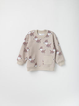 Свитшот детский, песочный, 696