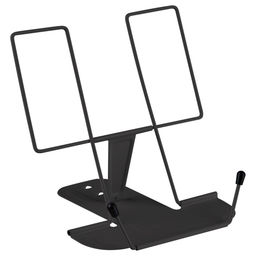 Подставка для книг СТАММ металлическая, 165*240мм, регулир. угол наклона (ПКМ-32452) черная