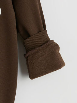 Ay? Teddy Bask?l? Erkek ?ocuk Sweatshirt