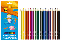 Лео Ярко LBSWP-24 Набор акварельных карандашей заточенный 4 х 24 цв