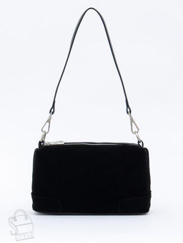 Сумка женская кожаная 5555PEF black Polina&Eiterou  в Новосибирске