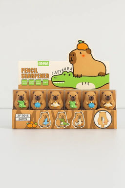 Точилка для карандашей "Capi and the duck", brown